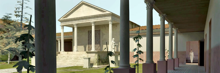Arqueología virtual: Plató Virtual realiza reconstrucciones virtuales del patrimonio arqueológico mediante modelos 3D en combinacción con recreaciones virtuales en 3D de personajes históricos animados mediante MOCAP.